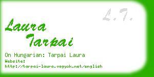 laura tarpai business card